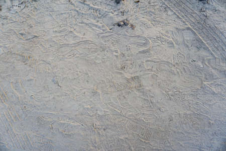 Footprints on the floor