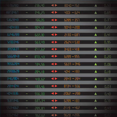 A stock market concept , stock market crisis illustration.のイラスト素材