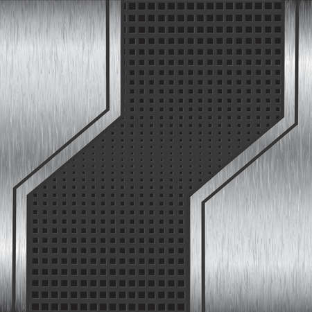 Metal background illustrationのイラスト素材