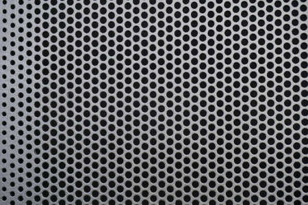 Photo of metal speaker mesh textureの写真素材