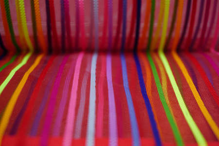 Seamless rainbow curved stripes color line art  backgroundの写真素材