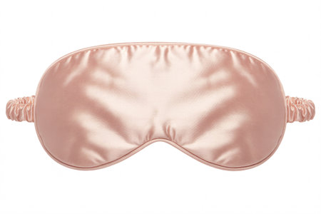 get a comfortable and restful sleep with this luxurious silk eye mask. perfect for home or travel use.の素材