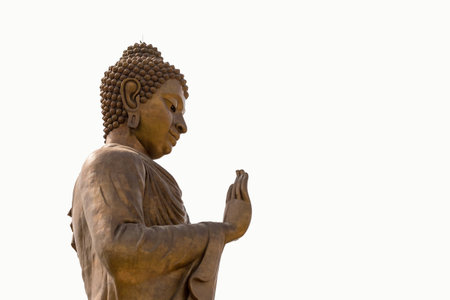 Buddha image isolate on white background.の写真素材