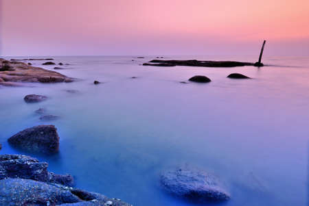  Sea eveningの写真素材