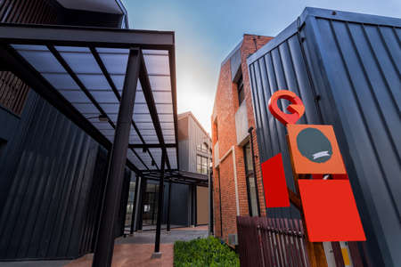 View in Porto Go Bang-in New location of Ayutthaya. Thailandのeditorial素材