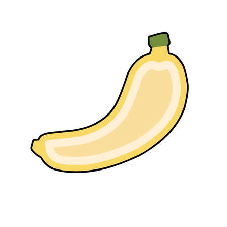 Fruit vegetable in flat hand drawn style designのイラスト素材