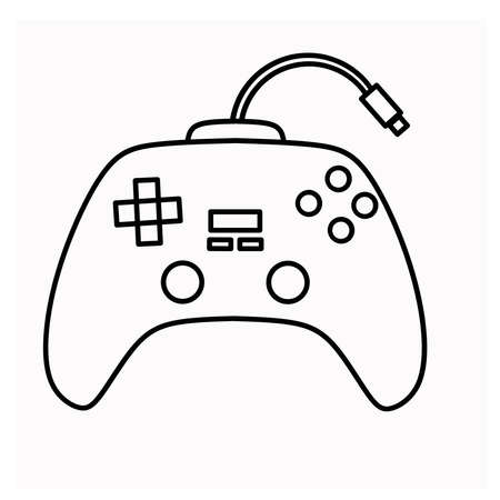 Simple vector electronic and technology flat design