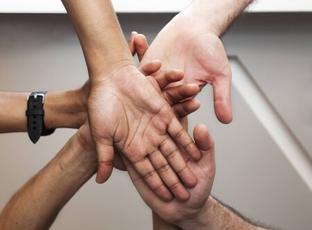 Team Teamwork Togetherness Collaboration Conceptのeditorial素材