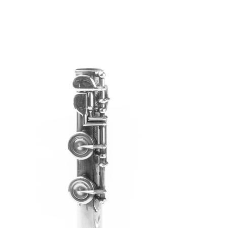 Flute Isolated on Whiteの写真素材