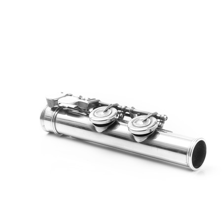 Flute Isolated on Whiteの写真素材