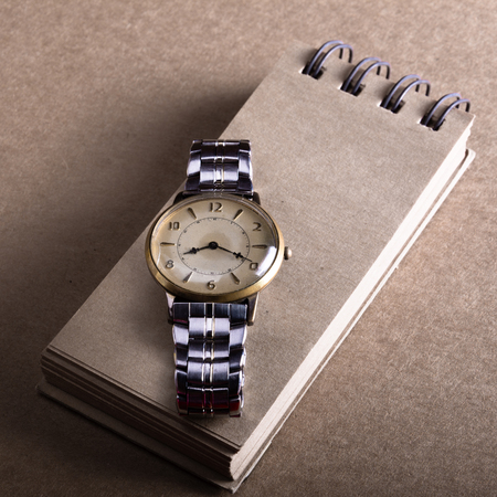 old clock vintageの写真素材