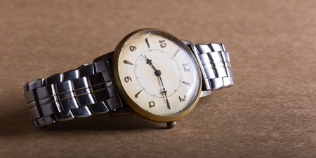 old clock vintageの写真素材