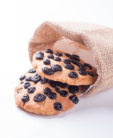 Chocolate chips cookiesの写真素材