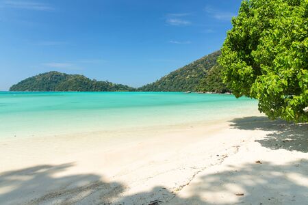 Beautiful beach at Surin island,Surin national park Thailandの写真素材