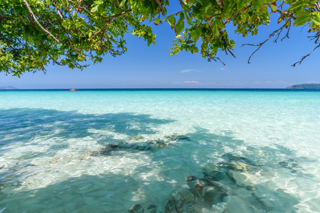 Beautiful beach, seascape,clear water,summer vacationの写真素材