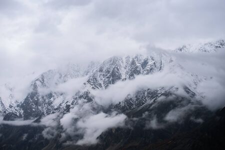 beautiful mountain in nature landscape view from Pakistanの写真素材