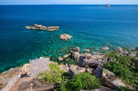 koh tao ,beautiful island,beach travel destination south of Thailandの写真素材
