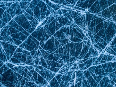 Ice crack nature background texture,Baikal russiaの写真素材