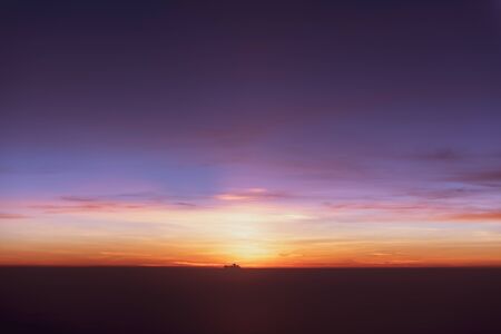 creative tone color sunset sky nature background , warm sunsetの写真素材