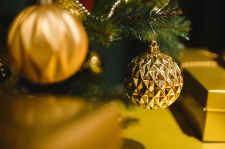 Christmas and new year 2020 decoration on christmas tree ,christmas celebrationの写真素材