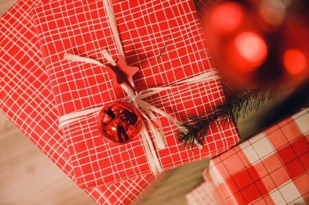 Christmas and new year 2020 gift box,christmas celebrationの写真素材
