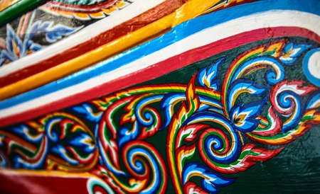 thai cultrue paintingの写真素材