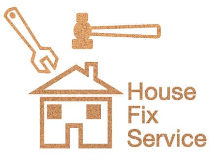 House fix service signの写真素材