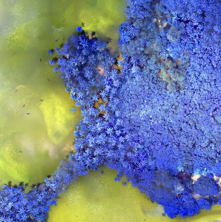 Abstract fractal background. Design element for brochure, advertisements, presentation, web and...