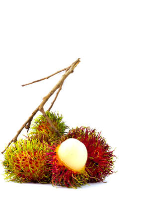 The isolated shot of rambutansの写真素材