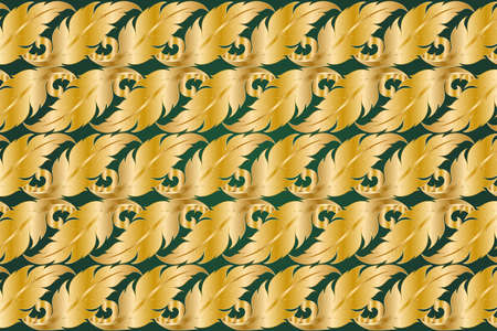 golden thai pattern background,luxury gold pattern.