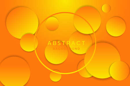 Abstract Gradient Background, 3D Circle Element.のイラスト素材