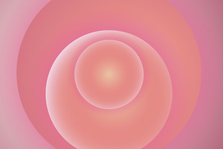 Abstract Pink Circle Gradient Background.のイラスト素材