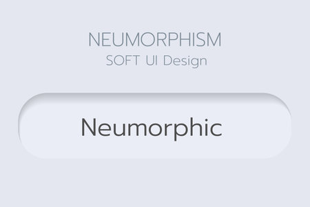 Neumorphic Soft UI Design,3D button.