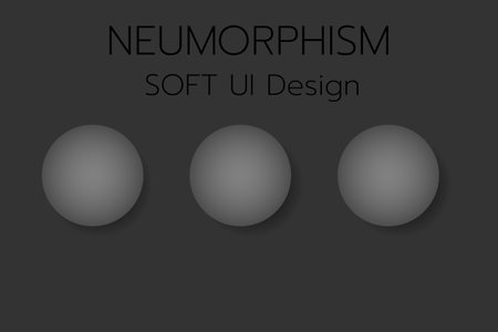 Neumorphic Bottons Soft UI Design,3D UI Design.のイラスト素材