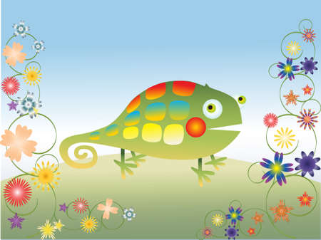 Chameleon のイラスト素材