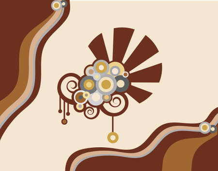 circle abstraction backgroundのイラスト素材