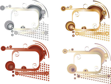 abstract beautiful frames for text modern styleのイラスト素材