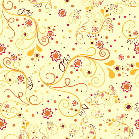 Floral seamless patternのイラスト素材