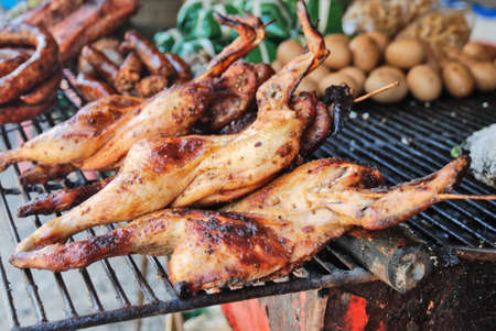 Grilled chickenの写真素材