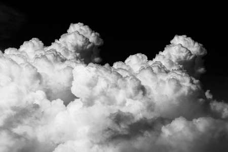 Black and white Nimbus in Cloudscapeの写真素材