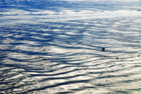 Waves shape of water reflection