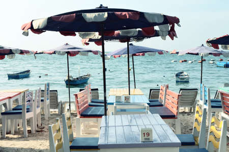 Vintage style of Seascape sceneの写真素材