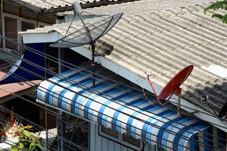 Satellite dishの写真素材