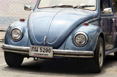 Volkswagen vintage carのeditorial素材