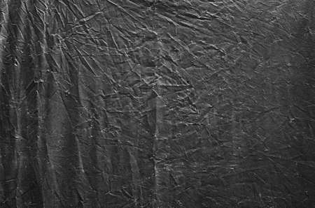 Black plastic sheet texture backgroundの写真素材