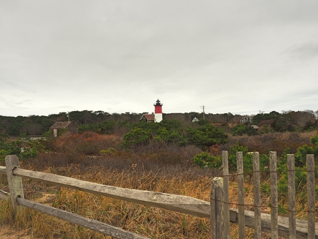 fence at countrysideの写真素材