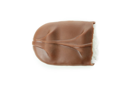 Tasty candy bar isolated on white backgroundの写真素材