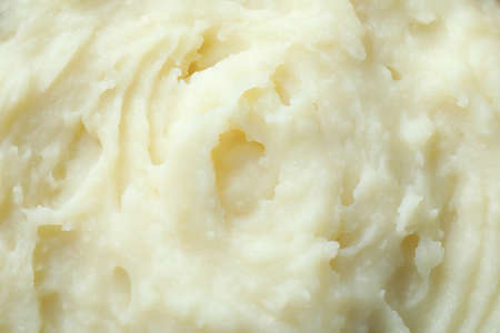 Tasty mashed potatoes on whole background, close upの写真素材