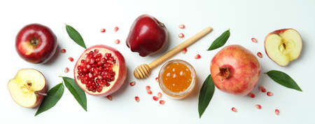 Concept of Jewish New Year Rosh Hashanahの写真素材