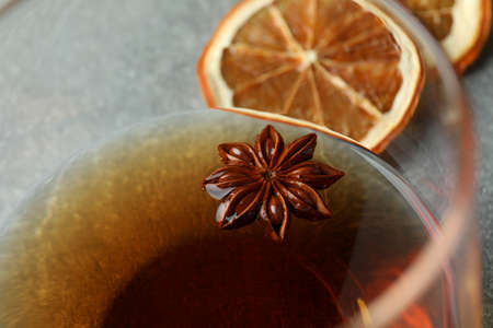 Concept of hard alcoholic drinks with cognac